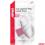 Ασφαλεια Japval Pal Αρσενικη 48mm 30A Σε Ροζ Χρωμα Amio - 1 Τεμ.
