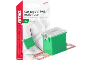 Ασφαλεια Japval Pal Αρσενικη 48mm 40A Σε Πρασινο Χρωμα Amio - 1 Τεμ.