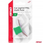 Ασφαλεια Japval Pal Αρσενικη 48mm 40A Σε Πρασινο Χρωμα Amio - 1 Τεμ.