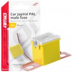 Ασφαλεια Japval Pal Αρσενικη 48mm 60A Σε Κιτρινο Χρωμα Amio - 1 Τεμ.
