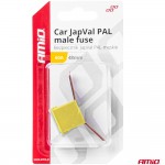 Ασφαλεια Japval Pal Αρσενικη 48mm 60A Σε Κιτρινο Χρωμα Amio - 1 Τεμ.