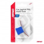Ασφαλεια Japval Pal Αρσενικη 48mm 100A Σε Μπλε Χρωμα Amio - 1 Τεμ.