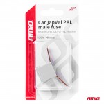Ασφαλεια Japval Pal Αρσενικη 48mm 120A Σε Λευκο Χρωμα Amio - 1 Τεμ.