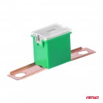 Ασφαλεια Japval Pal Αρσενικη 62mm 40A Σε Πρασινο Χρωμα Amio - 1 Τεμ.