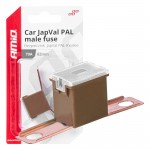 Ασφαλεια Japval Pal Αρσενικη 62mm 70A Σε Καφε Χρωμα Amio - 1 Τεμ.