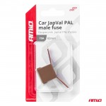 Ασφαλεια Japval Pal Αρσενικη 62mm 70A Σε Καφε Χρωμα Amio - 1 Τεμ.