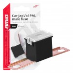 Ασφαλεια Japval Pal Αρσενικη 62mm 80A Σε Μαυρο Χρωμα Amio - 1 Τεμ.