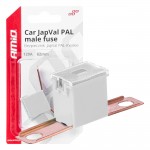 Ασφαλεια Japval Pal Αρσενικη 62mm 120A Σε Λευκο Χρωμα Amio - 1 Τεμ.