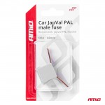 Ασφαλεια Japval Pal Αρσενικη 62mm 120A Σε Λευκο Χρωμα Amio - 1 Τεμ.