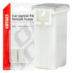 Ασφαλειες Japval Pal Μινι 14mm Θηλυκες 25A Σε Λευκο Χρωμα Amio - 2 Τεμ.