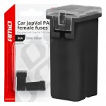 Ασφαλειες Japval Pal Μινι 14mm Θηλυκες 80A Σε Μαυρο Χρωμα Amio - 2 Τεμ.