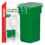 Ασφαλειες Japval Pal Μινι 17mm Θηλυκες 40A Σε Πρασινο Χρωμα Amio - 2 Τεμ.