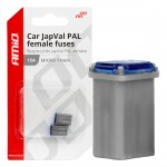 Ασφαλειες Japval Pal Μicro 11mm Θηλυκες 15A Σε Γκρι Χρωμα Amio - 2 Τεμ.