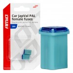 Ασφαλειες Japval Pal Μicro 11mm Θηλυκες 20A Σε Γαλαζιο Χρωμα Amio - 2 Τεμ.