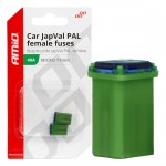 Ασφαλειες Japval Pal Μicro 11mm Θηλυκες 40A Σε Πρασινο Χρωμα Amio - 2 Τεμ.