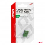 Ασφαλειες Japval Pal Μicro 11mm Θηλυκες 40A Σε Πρασινο Χρωμα Amio - 2 Τεμ.