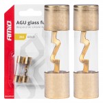 Ασφαλειες Γυαλινες Agu 20A 38x10,3mm 2 Αμιο - 2 ΤΕΜ.