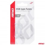 Ασφαλειες Flat 42mm 60A Amio - 2 Τεμ.