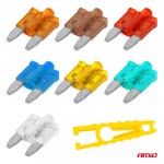 Ασφαλειες Mini Blade (ΜΑΧΑΙΡΩΤΕΣ) & Εργαλειο Αφαιρεσης Καρτελα (5A/10A/15A/ 20A/25A)-10 ΤΕΜ.