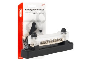 Μπαρα Καλωδιων / Τερματικο 6 Θεσεων M6 Max 48VAMIO - 1 Τεμ.