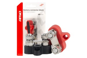 Τερματικο Ακροδεκτων Διπλο M8 2 Πολων 48V Amio - 1 Τεμ.