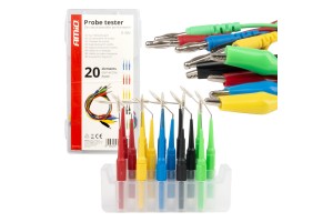 Δοκιμαστικα Καλωδια (ΤΕΣΤΕΡ) Με Δοκιμαστικες ΜΥΤΕΣ/ΤΣΙΜΠΙΔΑΚΙΑ/ΑΚΡΟΔΕΚΤΕΣ (ΚΡΟΚΟΔΕΙΛΑΚΙΑ) Αμιο -20 ΤΕΜ.