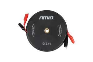 Ακροδεκτες (ΚΡΟΚΟΔΕΙΛΑΚΙΑ) Μπαταριας Με Καλωδιο Σε Κουλουρα 9m Amio - 1 τεμ.