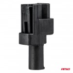 Φισα Συνδεσης Με Υποδοχη 1 Pin Φ2,2mm Αδιαβροχη Amio - 1 τεμ.