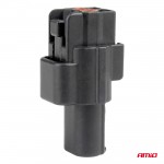 Φισα Συνδεσης Με Υποδοχη 2 Pin Φ2,2mm Αδιαβροχη Amio - 1 τεμ.