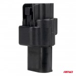 Φισα Συνδεσης Με Υποδοχη 3 Pin Φ2,2mm Αδιαβροχη Amio - 1 τεμ.