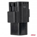 Φισα Συνδεσης Με Υποδοχη 6 Pin Φ2,2mm Αδιαβροχη Amio - 1 τεμ.