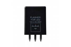Led Flasher (ΦΛΑΣΙΕΡΑ) 12V 0,1-150W 4 Επαφων (L+-)mTECH - 1 Τεμ.