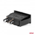 Διακοπτης ON/OFF2 Επαφων 12V 20A 10mm X 26mm Μαυροσαμιο - 1 ΤΕΜ.