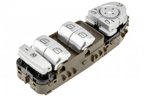 Mercedes W205 - W253 Οδηγου ΚΑΦΕ/ΑΣΗΜΙ Με Κοκκινο Φως 3PIN 8Q54 Διακοπτης Παραθυρων orig.A2059056800 - 6811