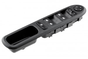 Διακοπτης Για Peugeot 407 Πολλαπλος Με Πλαισιο 9PIN Παραθυρων orig.6554.ER