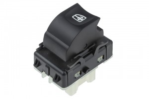 Renault Clio IV/SYMBOL/KANGOO/DACIA Duster Διακοπτης Παραθυρων Μονος 6PIN Λευκο Φως orig.254218614R