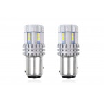 P21/5W BAY15d 12/24V 22 Led Smd Ultrabright 3020 Canbus Λευκο 2ΤΕΜ.