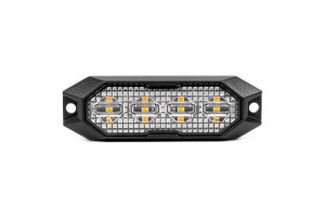 Στρομπο 12/24V 4xSMD Led 12W (4x3W) R65 R10 IP6K9K 95x30mm Αμιο - 1 ΤΕΜ.