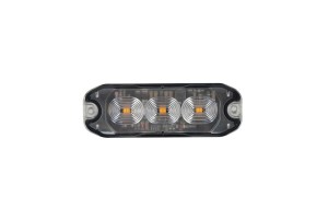 Στρομπο Πορτοκαλι 12/24V 3 Led 4 Χρησεων Αδιαβροχο IP67 (ΠΑΧΟΣ: 7mm) 88x30mmLAMPA - 1 TEM.