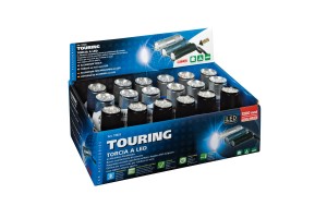 Φακος Touring 9 Led - 1200 Mcd - 90 Χ 26 Mm (ΑΔΙΑΒΡΟΧΟΣ/ΑΛΟΥΜΙΝΙΟΥ) Lampa - Κουτι 18 Τεμ