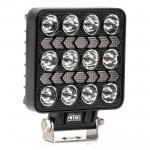Amio - Led Λάμπα Εργασίας 36W 3600lm 6500K Με Προειδοποιητικό Φως – 9–36V (Λευκό + Κίτρινο) Spot Αλουμινένια - 1 τεμ. - (04419/AM)