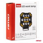 Amio - Προβολέας Εργασίας Led AWL79 Spot 48W 3000lm 6500K Με Λευκό + Κίτρινο Φώς προειδοποίησης9/36V - 1 τεμ. (04423/AM) Amio - Προβολέας Εργασίας Led AWL79 Spot 48W 3000lm 6500K Με Λευκό + Κίτρινο Φώς προειδοποίησης9/36V - 1 τεμ. (04423/AM)