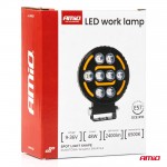 Amio - Προβολέας Εργασίας Led AWL80 Spot 48W 2400lm Με Λευκό + Κίτρινο Φώς προειδοποίησης9/36V - 1 τεμ. (04424/AM) Amio - Προβολέας Εργασίας Led AWL80 Spot 48W 2400lm Με Λευκό + Κίτρινο Φώς προειδοποίησης9/36V - 1 τεμ. (04424/AM)