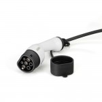 Φορτιστης Ηλεκτρικων Αυτοκινητων Type 2 Charging Cable 16A 3,7kW 230Vac Μονοφασικο Ρευμα & Καλωδιο 5m Lampa - 1 ΤΕΜ.