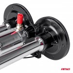Κορνα Πνευματικη 12/24V 118db Διπλη 2 Τονων Χρωμιο Αμιο - 1 ΤΕΜ.