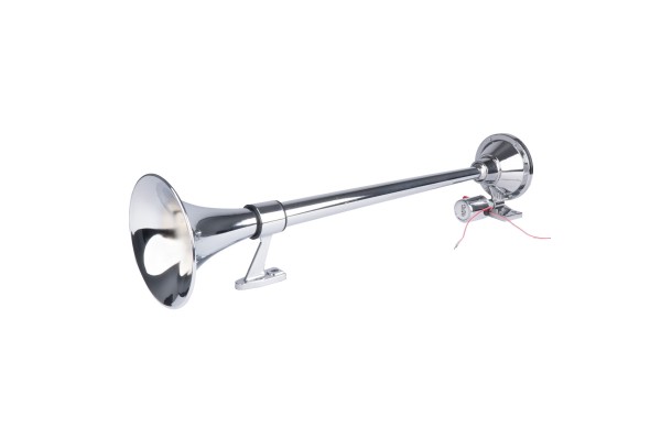 Κορνα Πνευματικη Μονη 12/24V 150dB ΜΗΚΟΣ:64 Cmχρωμιο Αμιο - 1 ΤΕΜ.