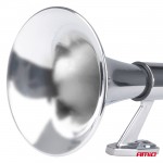 Κορνα Πνευματικη Μονη 12/24V 150dB ΜΗΚΟΣ:64 Cmχρωμιο Αμιο - 1 ΤΕΜ.