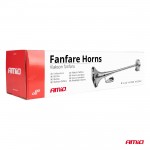 Κορνα Πνευματικη Μονη 12/24V 115dB High Tone ΜΗΚΟΣ:520mm Χρωμιο Αμιο - 1 ΤΕΜ.