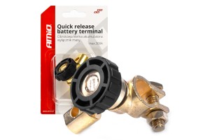 Πολος Ασφαλειας Μπαταριας Quick Realease Ταχειας Αποδεσμευσης (ΑΚΡΟΔΕΚΤΗΣ) max300A​ Αmio - 1 TEM.