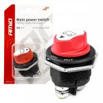 Διακοπτης POWER-OFF Μπαταριας 12>32V max200A preak1000A 3 Λειτουργιων Αμιο - 1 ΤΕΜ.